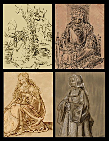 Albrech Durer Copying a Master